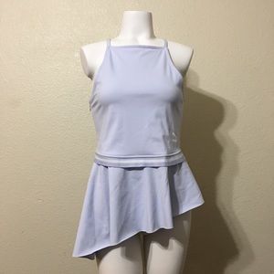 Puma Xtreme Cross Back Asymmetrical Hem Tank Top